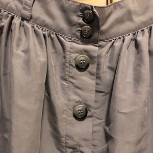 Kimchi Blue Gray Buttoned Skirt